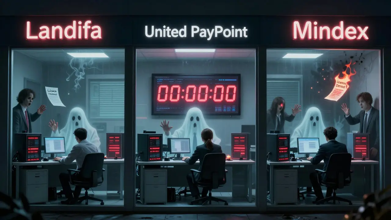 Trois bureaux de crypto fantômes en Namibie, avec des employés figés et une horloge qui compte à rebours vers un rejet de licence.