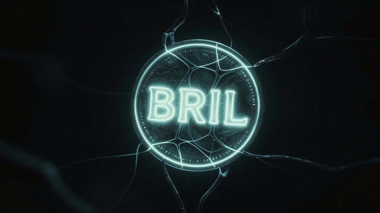 Des tokens cryptographiques flottant dans un réseau blockchain obscur.