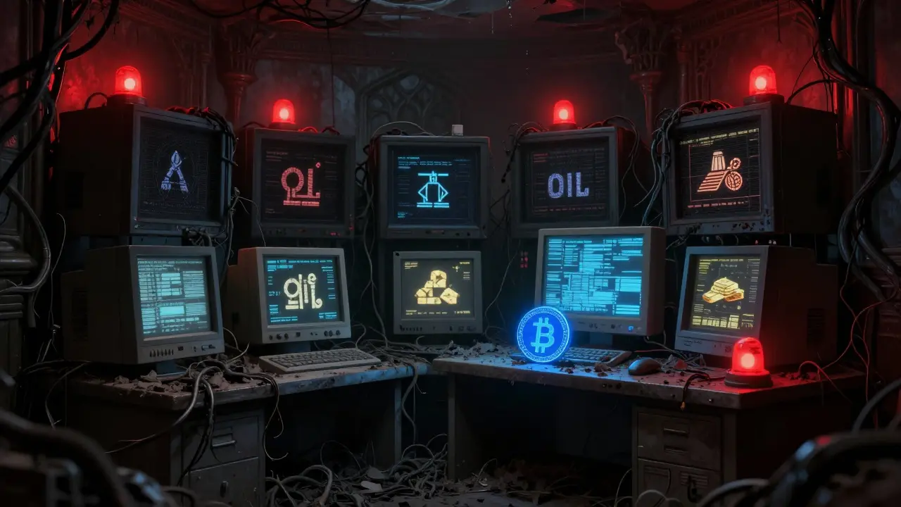 Serveurs abandonnés symbolisant l'histoire terminée du projet en 2026.